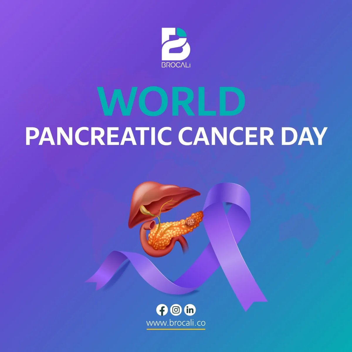 BrocaliMed's tweet photo. 🙏 Joining hands on #PancreaticCancerDay to raise awareness, honor those fighting, and advocate for early detection. 
Let's paint the day purple and shine a light on the urgent need for research and support.
Together, we can make a difference! 
#WageHope #DemandBetter #rt https://t.co/BCQ9rTIRSO