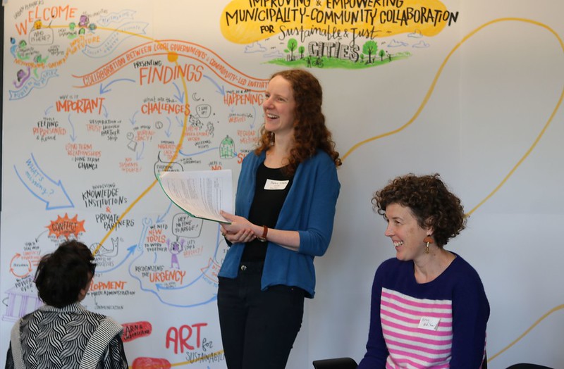 We're grateful to the local governments, community-led initiatives &amp; 🇪🇺 orgs who joined us to discuss #collaboration for #SustainableJustCities.  Key outcomes will follow; in the meantime, check out photos from the workshop &amp; visuals by Carlotta Cataldi 👉 flic.kr/s/aHBqjB3sE9