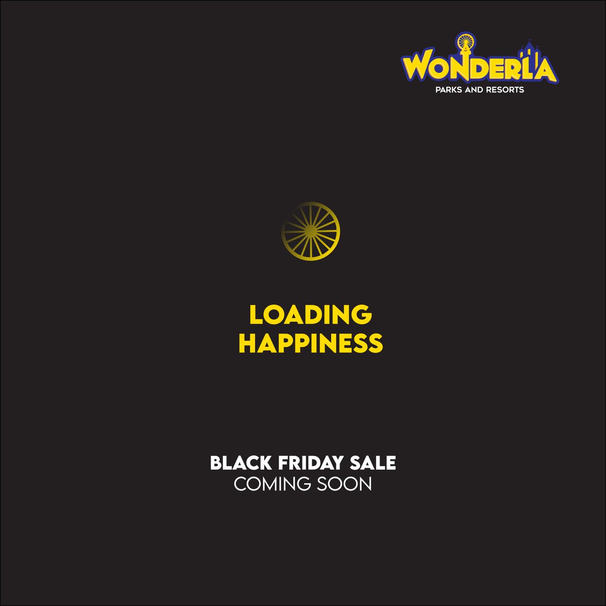 Get ready for a thrill like never before! This Black Friday, Wonderla has something extraordinary in store. 🎢 Stay Tuned!!

#Wonderla #BlackFriday #BlackFridaySale #BlackFridayDeals #WonderlaBengaluru #WonderlaKochi #WonderlaHyderabad #OfferAlert