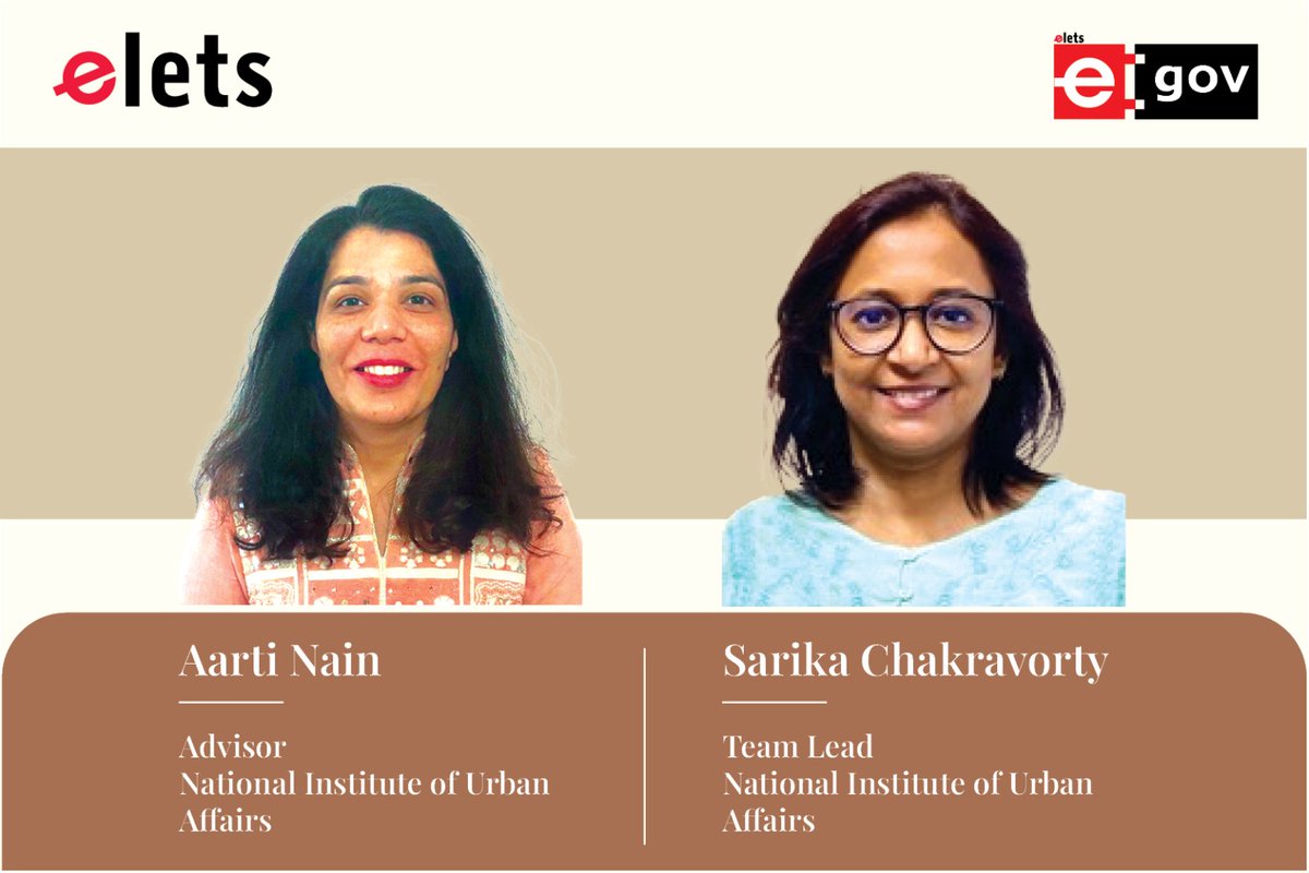 egovonline's tweet image. Innovation-powered resilient cities the youth at the helm views expressed by Nabamalika Joardar, Head – Innovation Unit, Priya Upadhyay, Senior Programme Associate – National Urban Digital Mission, @NIUA_India.

Read more: tinyurl.com/bdfyr9ur
#ResilientCities #U20 @NUDM_NIUA