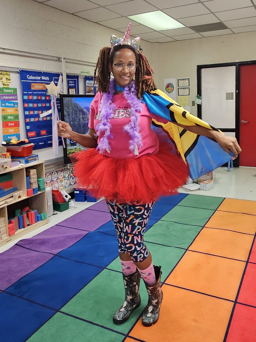 Forgot to post my Unicorn Fairy Superhero outfit that my 4 year old self picked out for "Switcheroo" Day yesterday.
<a href="/ReecePTO/">VersaReecePTO</a> <a href="/ReeceAcademy/">Reece Academy AISD✨</a>