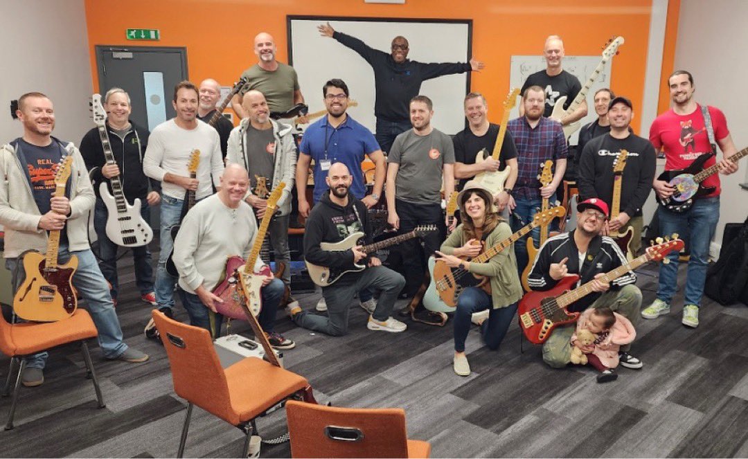 Lots of smiling faces as we wrapped up the 1st BoomnTwang retreat. It was a blast. Already planning the next one. Drop us a line if you’d be up for joining us for a few days of music, playing and fun. #musicretreats #basslessons #guitarlessons #musiccamp #funk