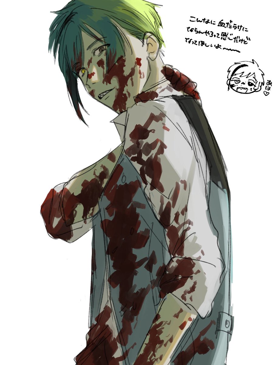 「前に描いてた血まみれフロ ※血注意 」|ₙᵢₖᵢₜₐₜₛᵤのイラスト