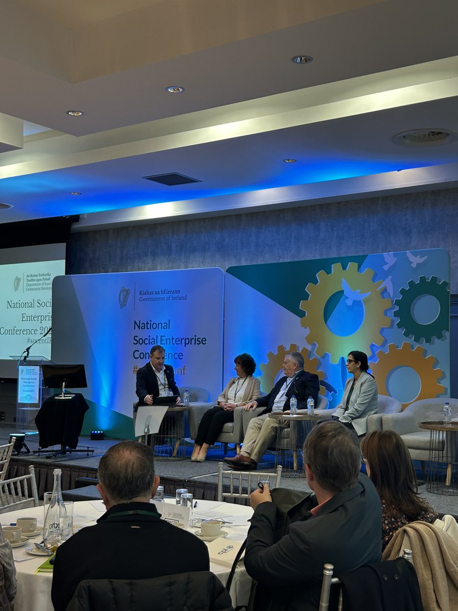 Today we are delighted to be attending National Social Enterprise Conference 2023 in Ballinasloe.

<a href="/john_kearns/">John Kearns</a> joins the panel today to discuss ‘Diversifying your Trading Income’ 

#socentIRL <a href="/SERIreland/">SERI</a>