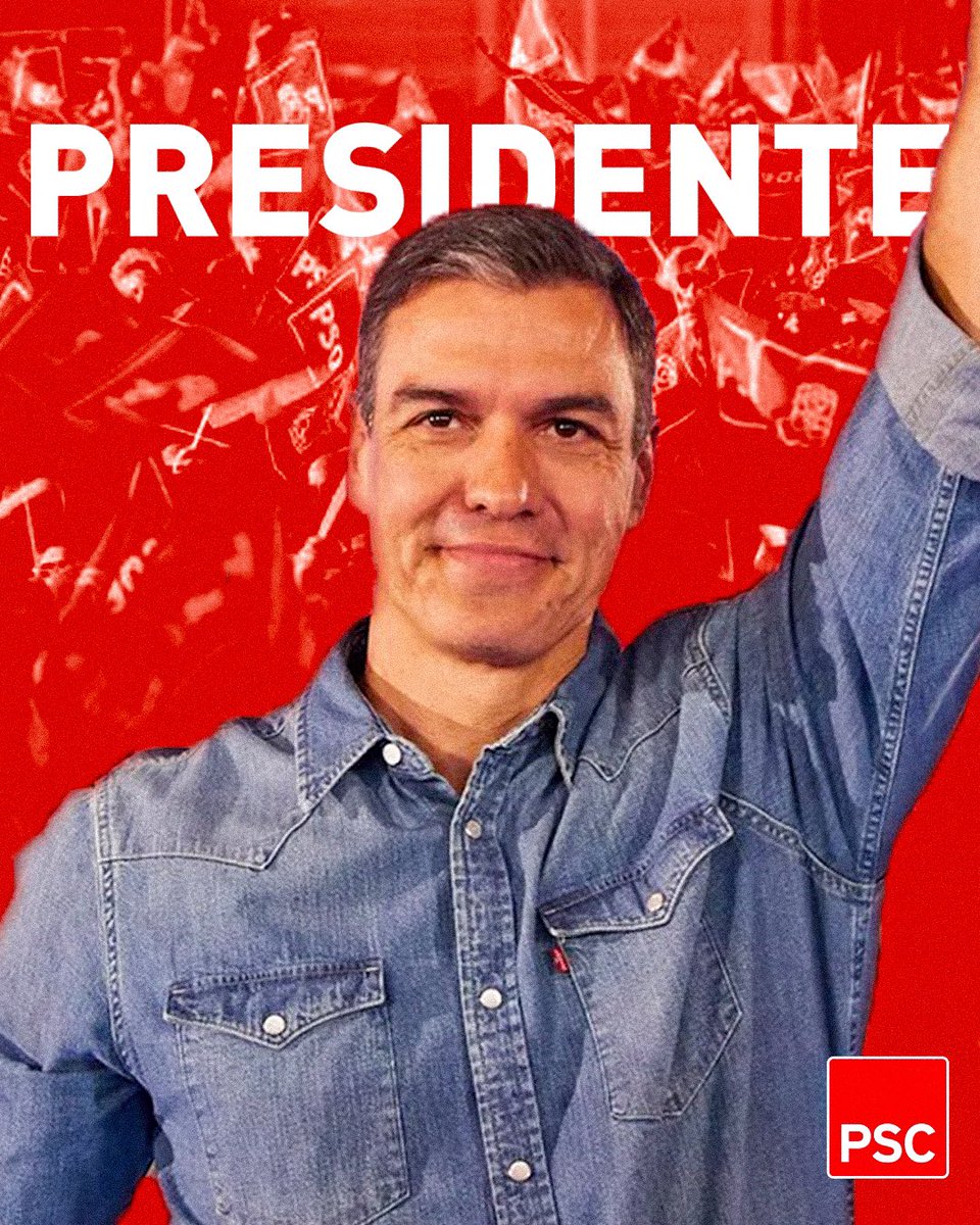 🌹 FOUR MORE YEARS.

Pedro Sánchez és nomenat President del Govern d’Espanya pel Congrés dels Diputats amb 179 vots a favor.

#Endavant /❤️