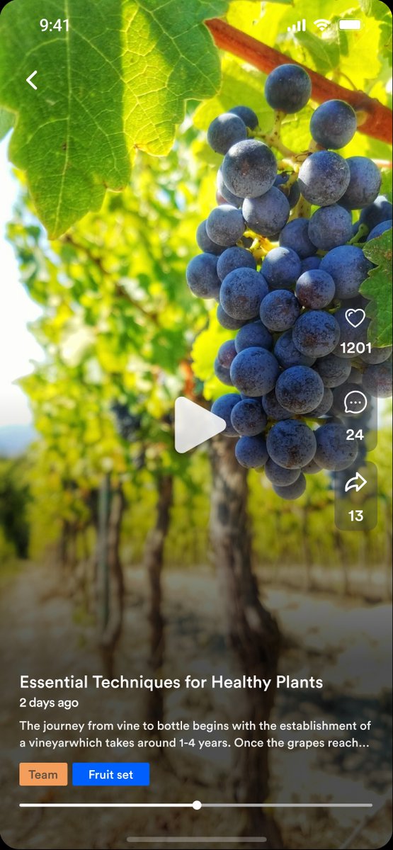 We just gave a sneak peek at our upcoming app to our holders and it was a hit! 

The Winegrower app enables you to learn about wine and winemaking through beautifully crafted video content featuring renowned winemakers.  

Coming soon! Like and follow for updates.