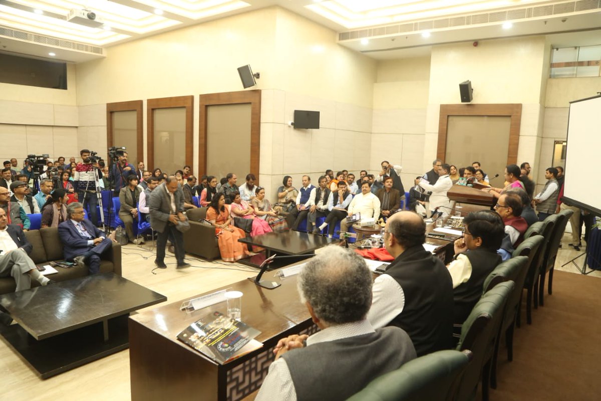 Glimpses of Curtain raiser event of <a href="/iisfest/">India International Science Festival</a> in presence of <a href="/DrJitendraSingh/">Dr Jitendra Singh</a> <a href="/AjaySoodIISc/">Ajay Sood</a> <a href="/karandi65/">Abhay Karandikar</a> <a href="/rajesh_gokhale/">Rajesh Gokhale</a> Dr. M Ravichandran, Prof. Sudhir S. Bhadauria, Dr. Dhanlakshmi, JS DST
A stellar lineup to launch an incredible scientific journey! 
Stay tuned for more updates!