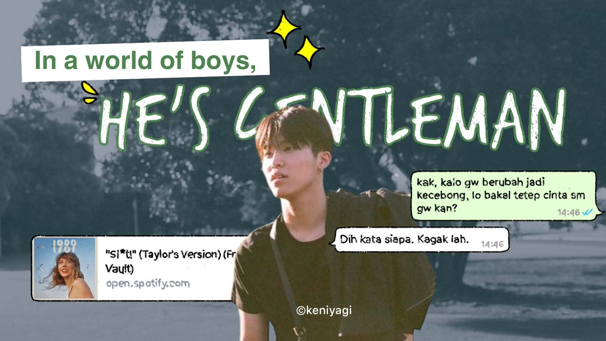 — in a world of boys, he's gentleman
park jeongwoo few tweets au

written by keniyagi