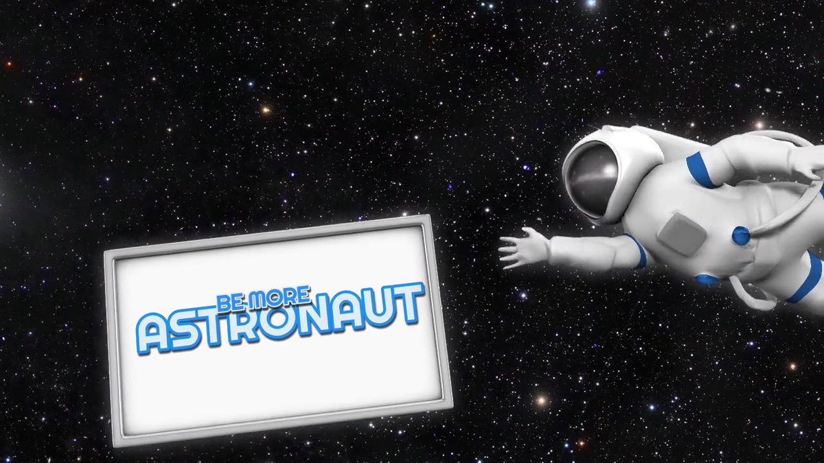 #SneakPreview - a still of the opening slide of my talk! Come and find out how you can ‘Be more astronaut’ next Wednesday 22nd at 11.45 in @WFH_Live zone of The Business Show.