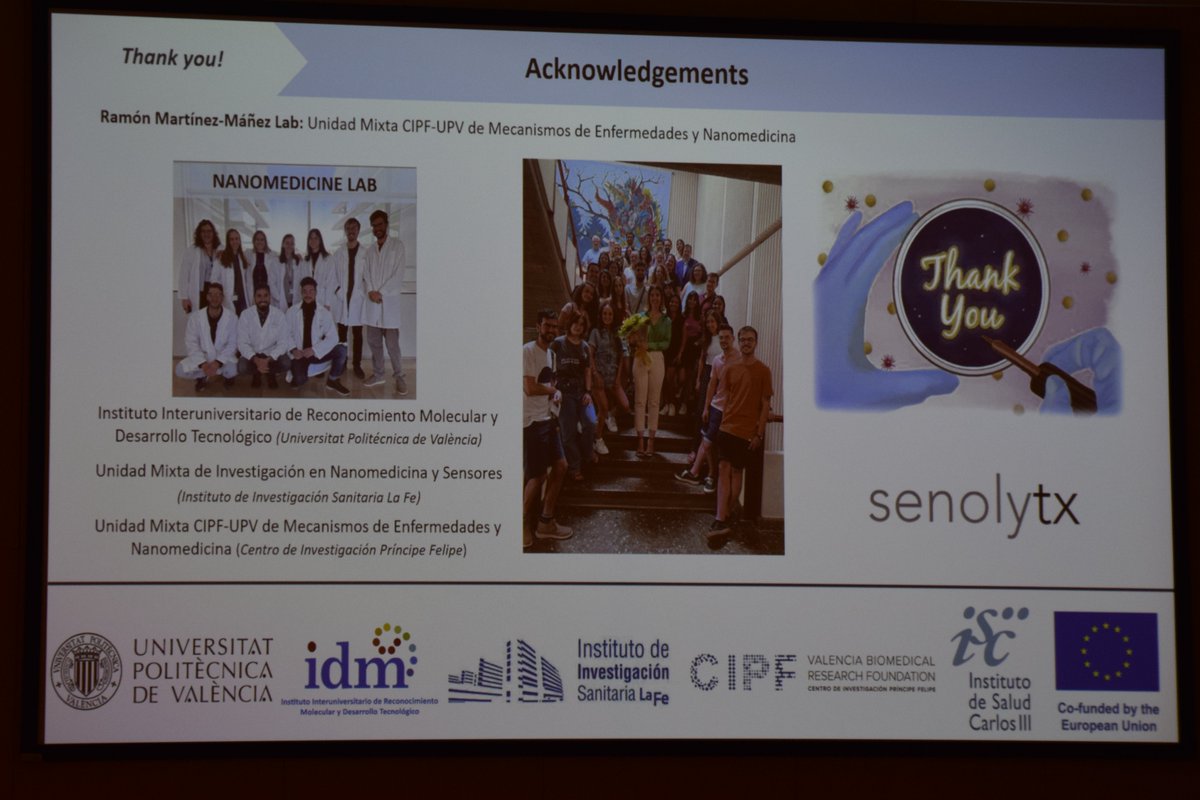 CIPFciencia's tweet photo. Great #CIPFSeminars today.
➡️Jaime Navarro Pérez presenting his work on obesity and metabolic and cardiovascular complications. 
➡️Blanca Escriche Navarro talk has been about New therapeutic strategies targeting senescent cells
#MoreResearch #BetterHealth https://t.co/B27yi7oqWy