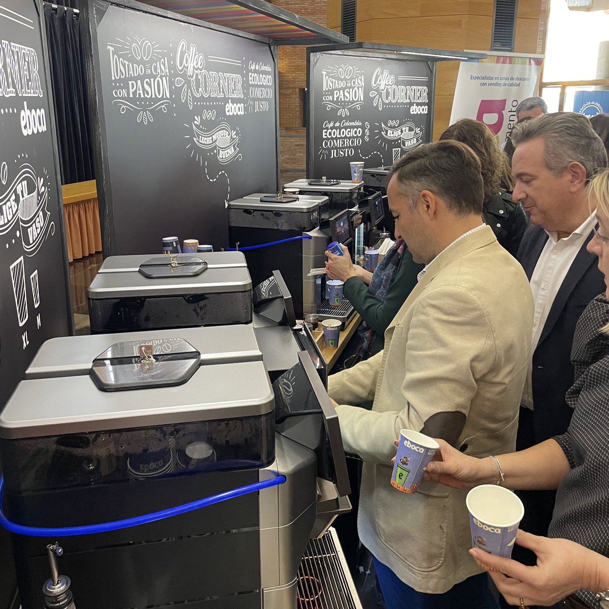 eboca's tweet photo. Es un placer colaborar con nuestros amigos de @directivosAdea aportando energía con nuestros #CoffeeCorner en la #ConvencionADEA y ver cómo los disfrutáis 🤗
#Cafe #Eboca #talento #liderazgo https://t.co/4ZKw1oNp7x