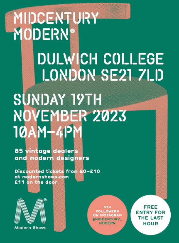 tomaskitchens's tweet photo. Tomas Kitchen Living will be displaying our beautiful furniture at the #midcenturymodern at Dulwich College this Sunday.  We are looking forward to meeting you. https://t.co/xtwmz8rstV https://t.co/9CE3TXcaLM