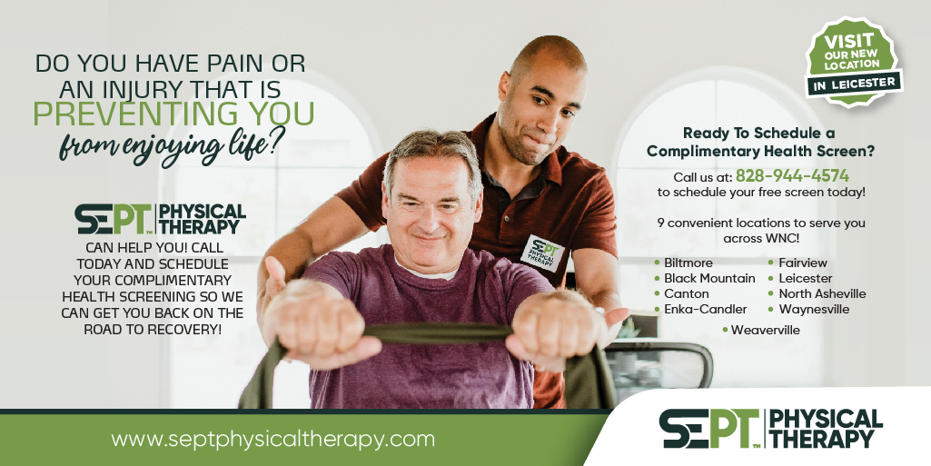 Ready to get back to the activities you enjoy? Call us at 828-944-4574 to schedule a Complementary Health Screening.
-
septphysicaltherapy.com/request-an-app…
-
#septphysicaltherapy #leicesternc #backpain #painrelief #anklepain #hippain #sciatica #arthritis #neckpain #healthscreening