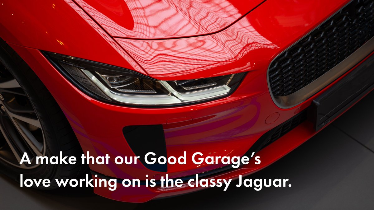 A make that our Good Garage's love working on is the classy Jaguar. 

✅Attention to detail 
✅Specialist tools &amp; equipment 
✅Expert knowledge &amp; intel 

Put your vehicle in safe hands. Book your Jaguar service. 👨‍🔧 goodgaragescheme.com/jaguar