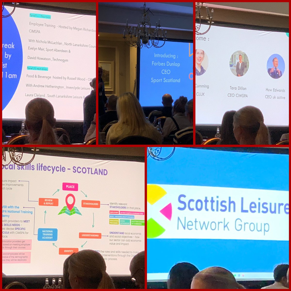 wbhandlochies's tweet photo. Some very interesting presentations at the #SNLG conference in Falkirk today.
- Community Leisure UK
- Moray Leisure Centre
- Training & Education
- sportscotland
Lots of learning for our new #WellbeingHub https://t.co/WDCrxt6Tcj