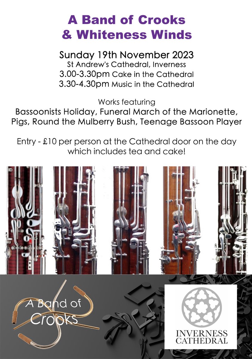 InvSymphonyOrch's tweet image. Come and join some of your Ness colleagues for a fun afternoon at @invcathedral, 3pm for tea and cake, 3.30pm for an hour of fun music