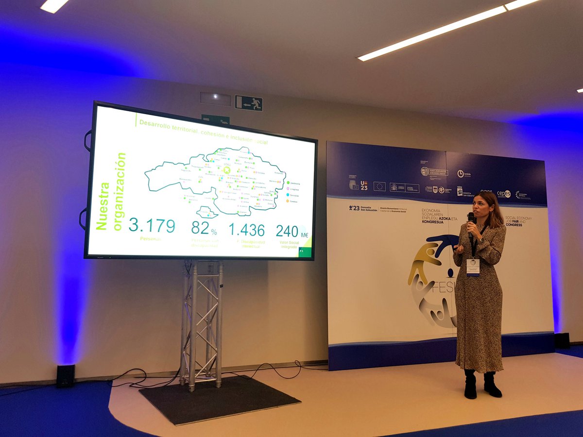 lantegibatuak's tweet photo. Lantegi Batuak eta #GizarteEkonomia-n gure lan-aukerak aurkezten, #FESLAN23 azokan.
Presentamos Lantegi Batuak y nuestras oportunidades de empleo en la #EconomíaSocial en #FESLAN23 https://t.co/Y1onSvXiI0