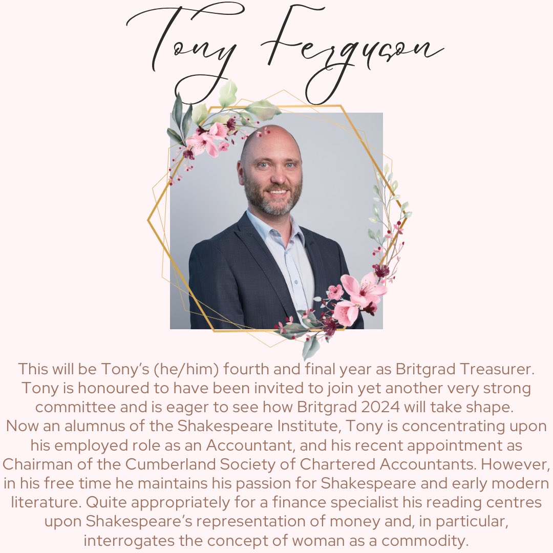 💰Introducing our treasurer💰#britgrad2024 <a href="/TonyFerguson10/">Tony Ferguson</a>