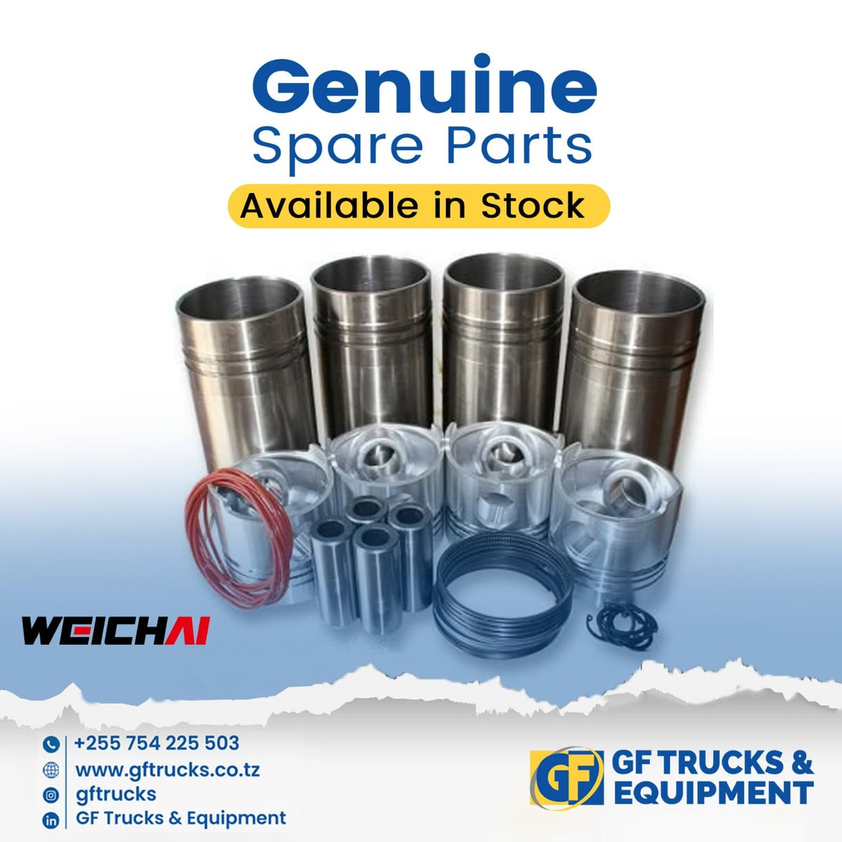 Jipatie Spare parts bora na zenye kudumu kwa muda mrefu kwa ajili ya Mitambo na Malori.

Tupo Nyerere road, Vingunguti. Au piga simu namba  +255754 225 503.

 #NJOO TUKUPE SULUHISHO LA GARI LAKO. 🇹🇿💪