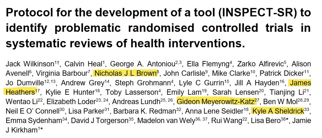 sudokuvariante's tweet photo. The anti-IVM squad who was not able to spot a single bias in Together trial, #Activ6 trial and Lopez-Medina et al., 😱is working on "the development of a tool to
identify problematic randomised controlled trials in
systematic reviews".🤡
https://t.co/EIxMJMdQ84
@alexandrosM https://t.co/s0HhhcOq5V