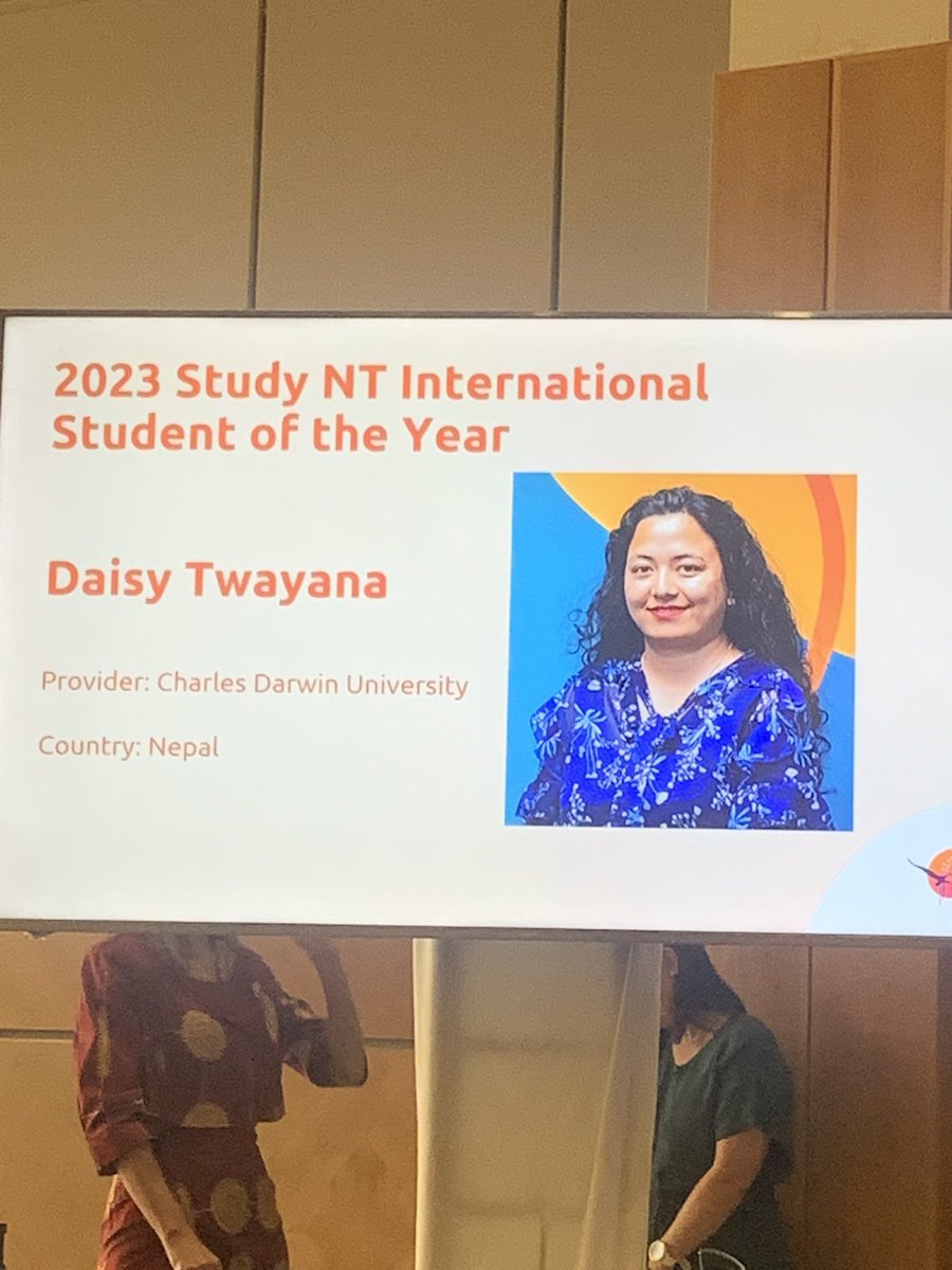 Congratulations to our social work student @DaisyTwayana wining the 2023 Study International Student of the Year @CDUni #socialworkstudent #northernterritory