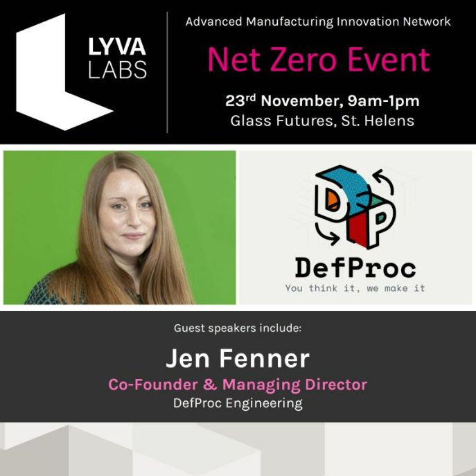 👉 Don't miss @LyvaLabs next advanced manufacturing innovation network event, focusing on #netzero solutions.

💡 Jen will be showcasing our work with <a href="/NGNgas/">Northern Gas Networks</a> to create a smart gas pressure sensor to aid the rollout of domestic #hydrogen.

🎯 Sign up here: eventbrite.co.uk/e/net-zero-and…