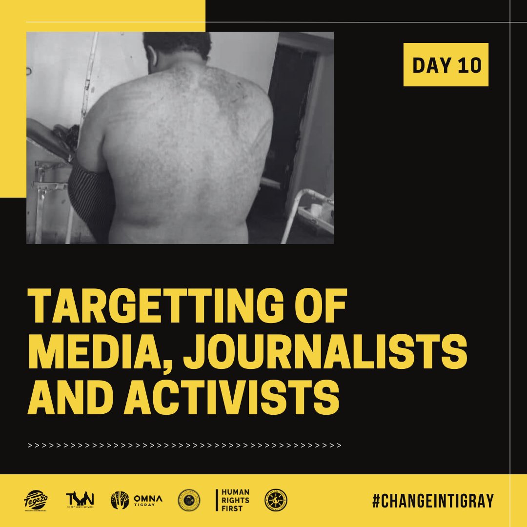 tigrayyouthntwk's tweet photo. Targeting of media journalists and activists.
‘Journalists beaten and detained while covering a protest in Tigray’
#ChangeinTigray https://t.co/k1xztI6vQF