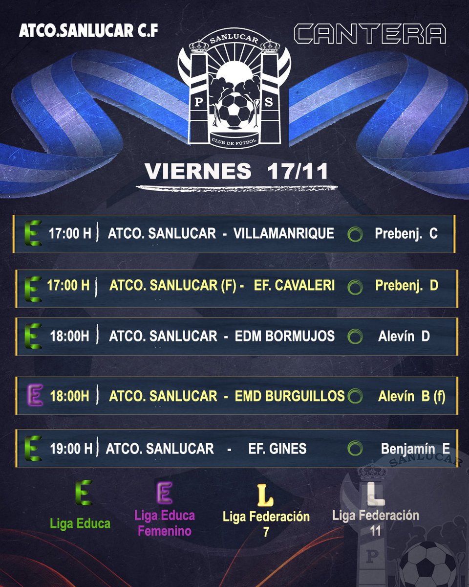 ¿ Que es un fin de semana sin fútbol? Esto solo es para el viernes! 💙🤍💙