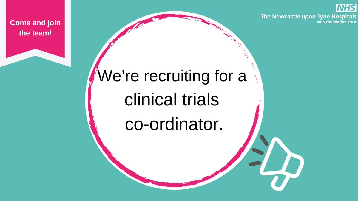 We're looking for a clinical trials co-ordinator to join the brilliant @NIHR_Newc_CRF. In this role, you'll support the set-up and co-ordination of early phase and experimental clinical trials. Find out more here: bit.ly/46lKdRc