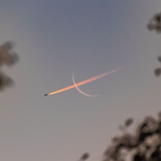 Bow and Arrow: A Plane Crossing a Crescent Moon
Credit: Juned Patel
Date: 2023 November 11
From: Bolton, UK
