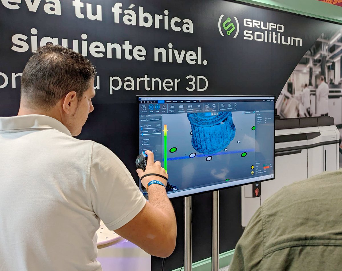 It3dgroup's tweet photo. La tecnología IT3D presente en la feria Metal Madrid de la mano de nuestro Partner Oficial @gruposolitium. Ven a conocernos al stand 8F12 y descubre las últimas novedades 3D en el sector industrial.
https://t.co/QYNlJdiDyO
#MetalMadrid
@IFEMA
#IT3DGroup https://t.co/M2JGUogho5
