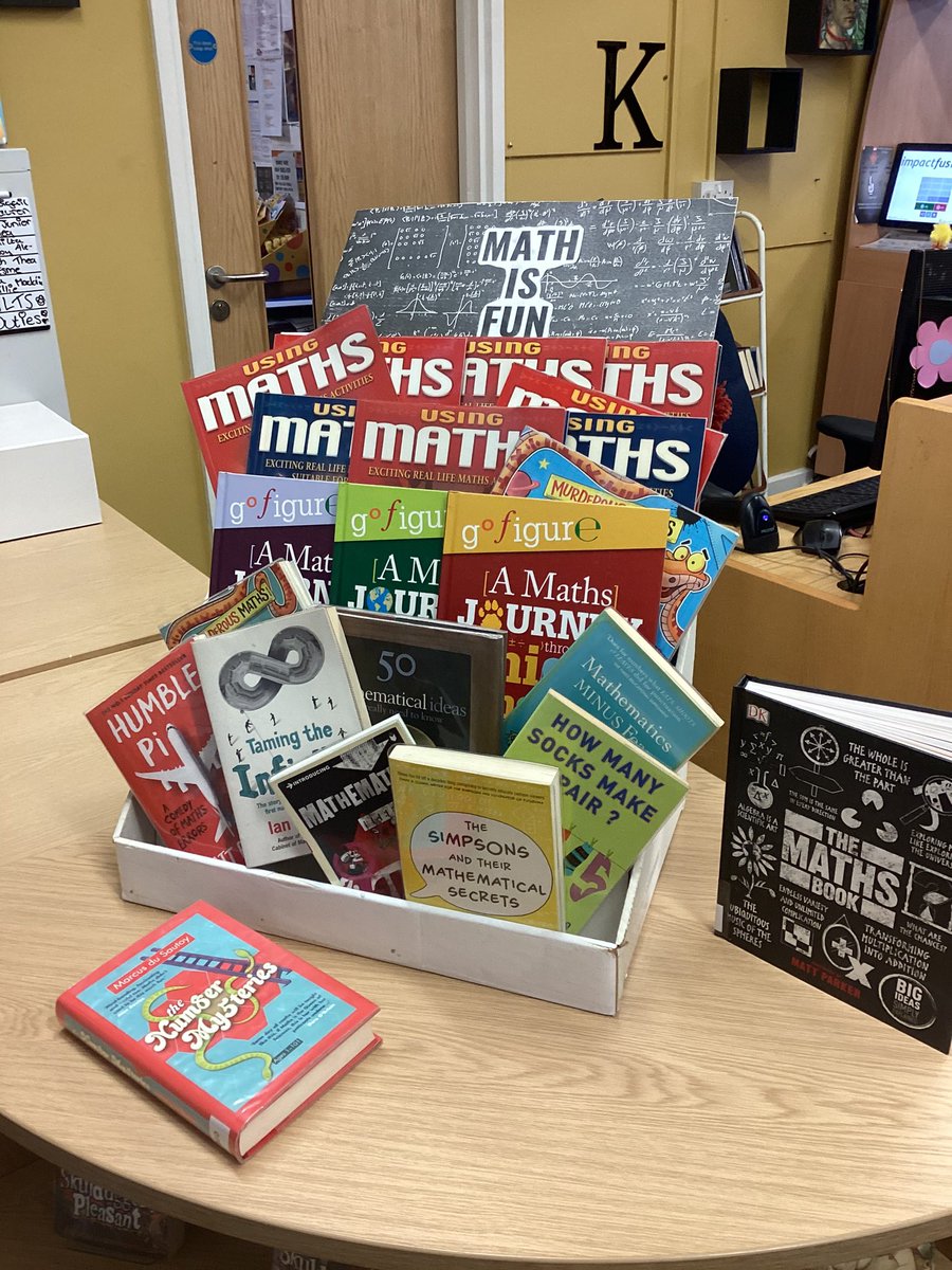 Celebrating Maths Week England in the library too 😀📚👍
#MathsWeekEngland