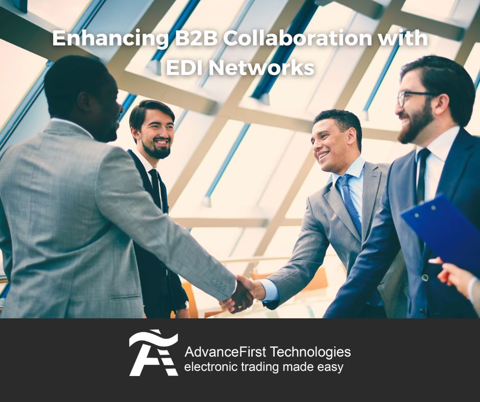 EDI networks are transforming B2B collaboration, making partnerships more efficient and reliable. Discover the power of connectivity and seamless communication with #EDI, talk to our experts now: enquiries@advancefirst.com
.
.
#B2BCollaboration #EDINetworks #BusinessEfficiency