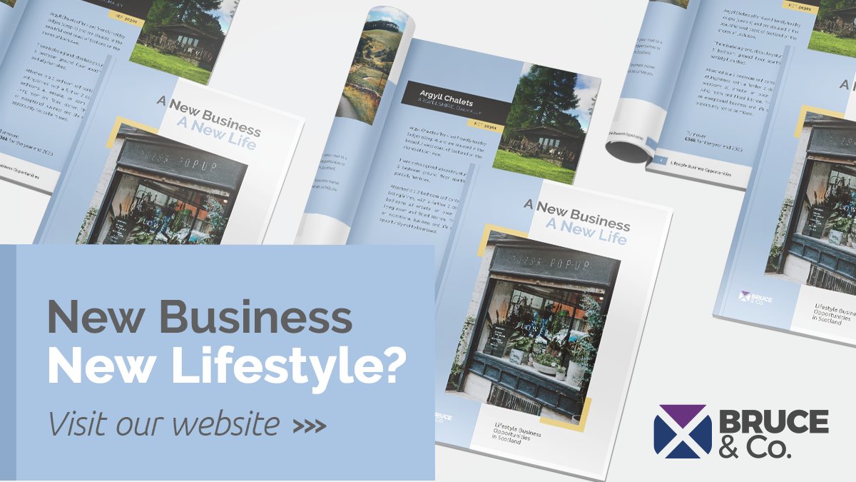 Looking to acquire a lifestyle business in Scotland? Our new brochure has what you need!

Just CLICK HERE, for our brochure: bruceandco.co.uk/wp-content/upl…

#lifestylebusinesses #scottishbusiness 
#scotland #scottishproperty #forsale