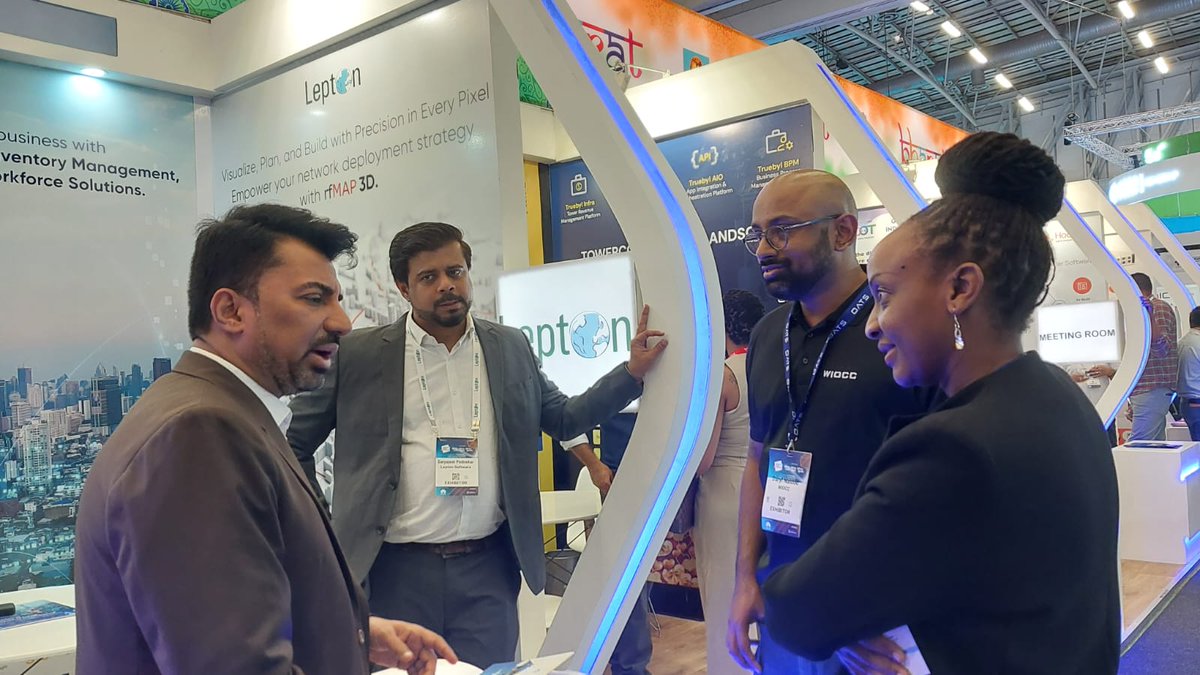 leptonsoftware's tweet photo. Gearing up for the grand finale - Day 3 at AfricaCom 2023(@Connects_Africa)!
Come by Booth D-50 to meet team Lepton and learn how weโre transforming the telecom landscape with our innovative GIS-based solutions.
#AfricaCom #Event #telecom #leptonsoftware #spatialintelligence https://t.co/AfvHRzMoLN