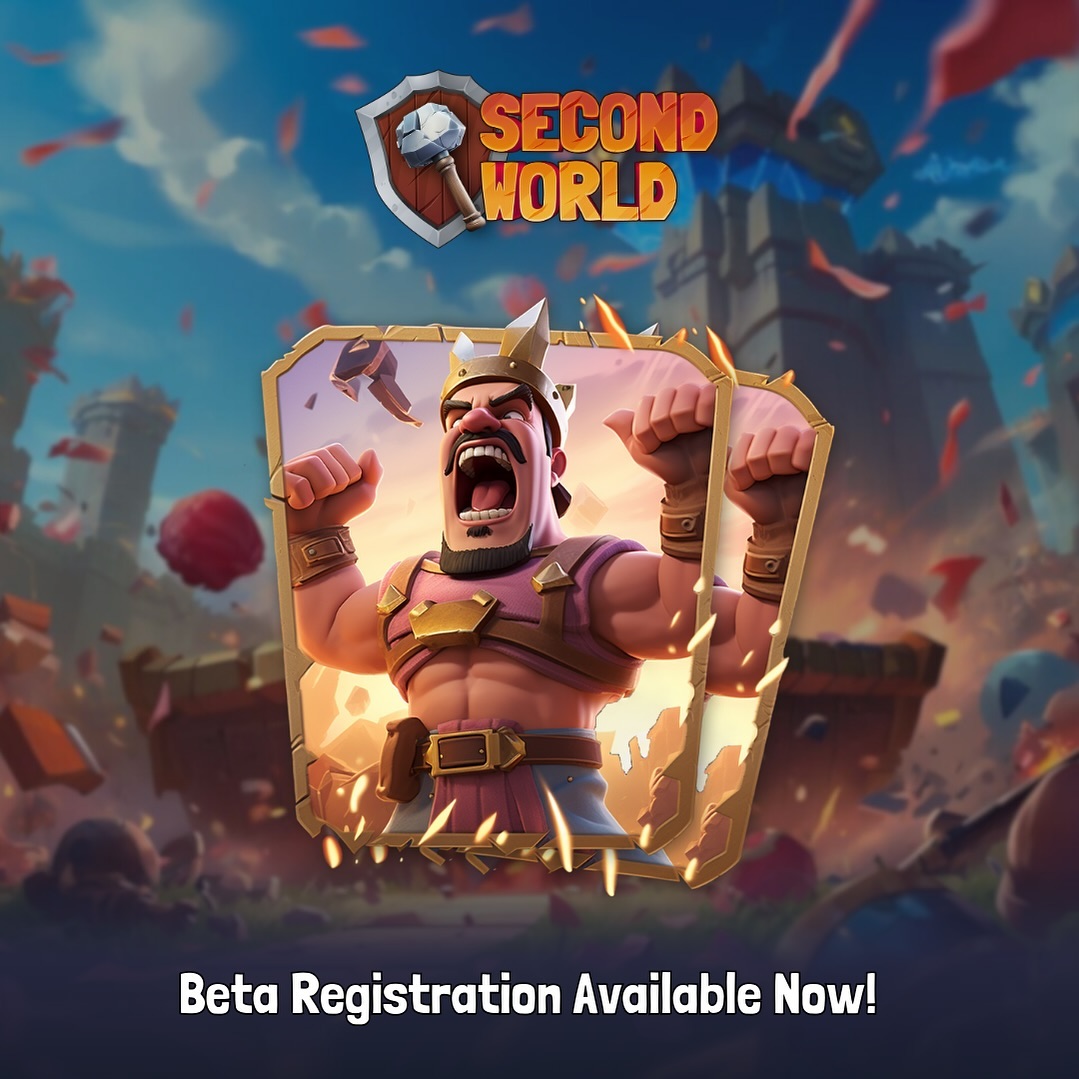 Gm Worlders 🌍

Ready to be the first to experience the all-new version of Second World? ✨

Lucky for you, we've opened up limited spots for the quickest players out there 🏁

Just hit the link in the comments, fill out the beta registration form, and voilà! 🤩

The fastest ones
