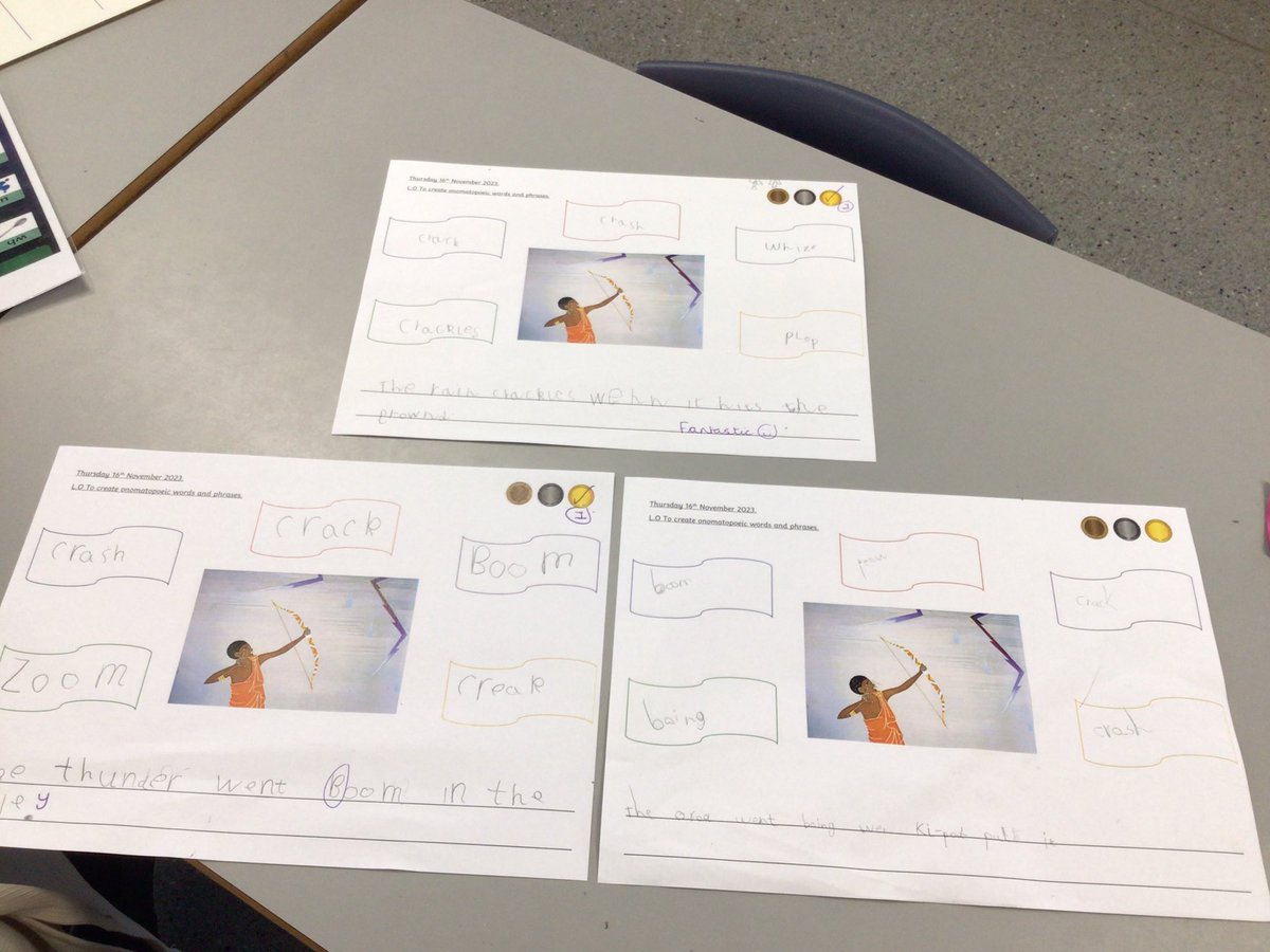 clifton_class2's tweet photo. WOW! We are loving our English story of Bringing the rain to Kapiti-Plain. EYFS today told the story through music and gave us a brilliant performance. Year 1s looked at using onomatopoeia within their writing. 👏🏽😊 https://t.co/0OaEwh1vpD