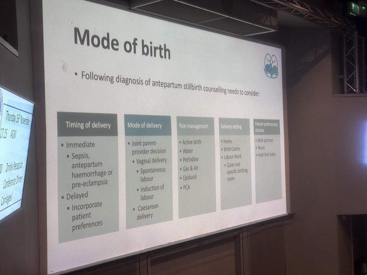 Lovely to see trusts offering home and/or waterbirth following stillbirth diagnosis. Giving the parents the autonomy to choose their place of birth away from the maternity unit. @BICSoc #BICS23 @jacotton01