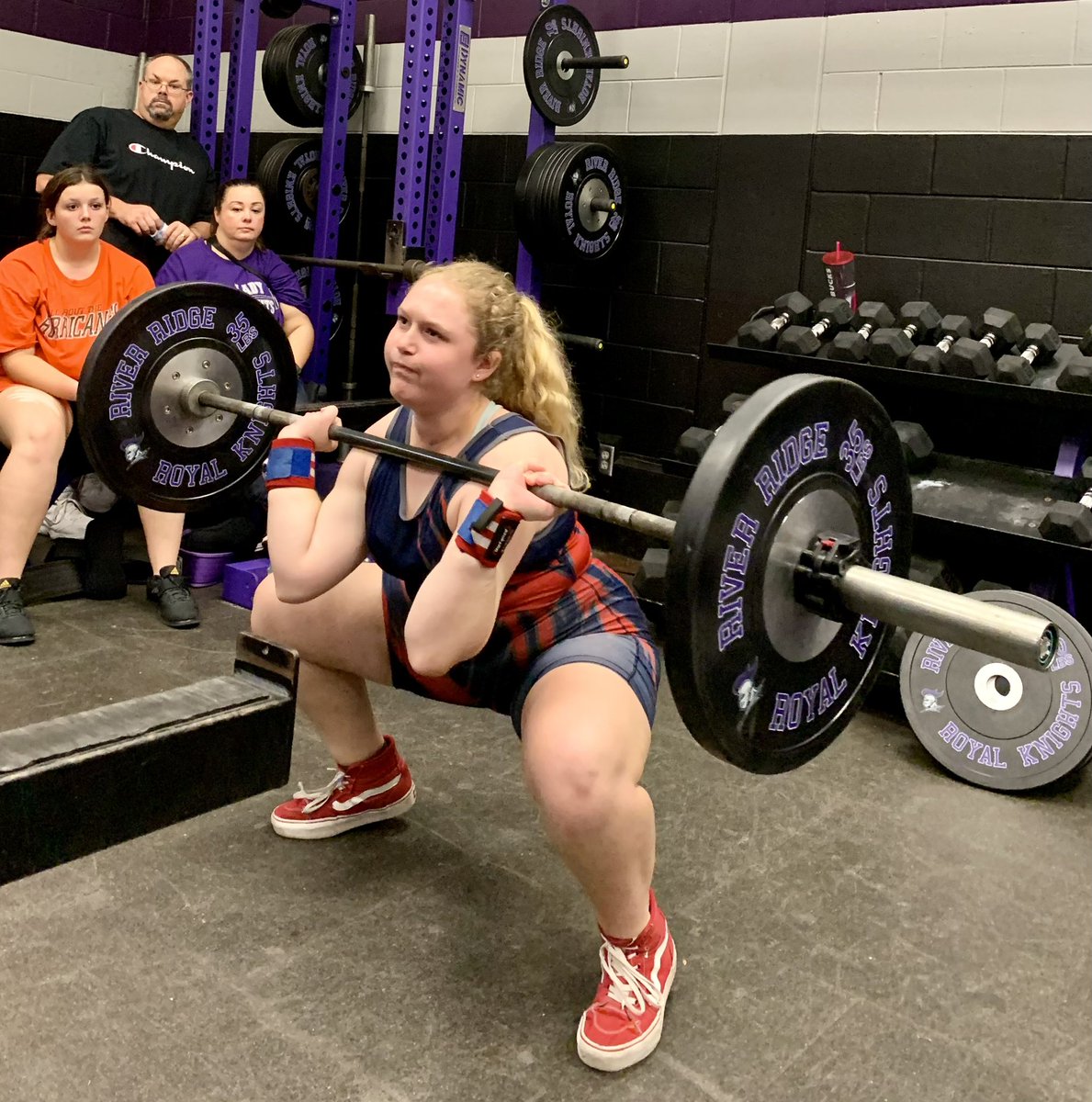 We had a great showing by our FHS girls weightlifting team against River Ridge.