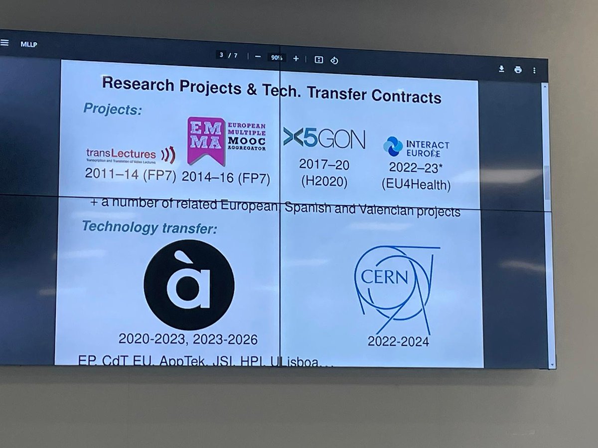 VRAIN_upv's tweet photo. 🗣 ¿Inteligencia Artificial y subtitulación automática?
¡Claro! Se trata de facilitar contenidos audiovisuales para entretenimiento y ciencia.
A través del grupo Machine Learning and Language Processing de @VRAIN_upv
Ya trabajamos para @apunt_media y @CERN https://t.co/IjVV6zqrpk