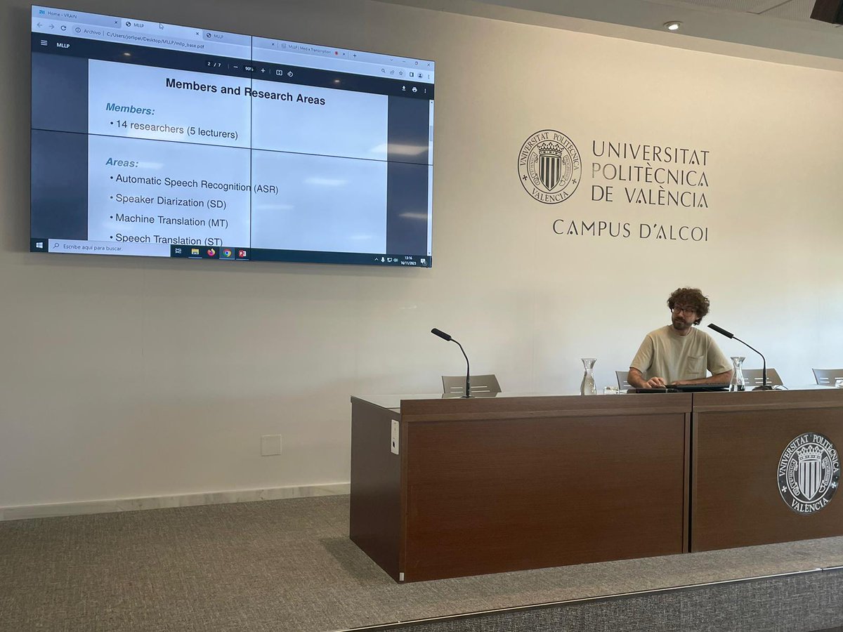 🗣 ¿Inteligencia Artificial y subtitulación automática?
¡Claro! Se trata de facilitar contenidos audiovisuales para entretenimiento y ciencia.
A través del grupo Machine Learning and Language Processing de <a href="/VRAIN_upv/">VRAIN</a>
Ya trabajamos para <a href="/apunt_media/">À Punt</a> y <a href="/CERN/">CERN</a>