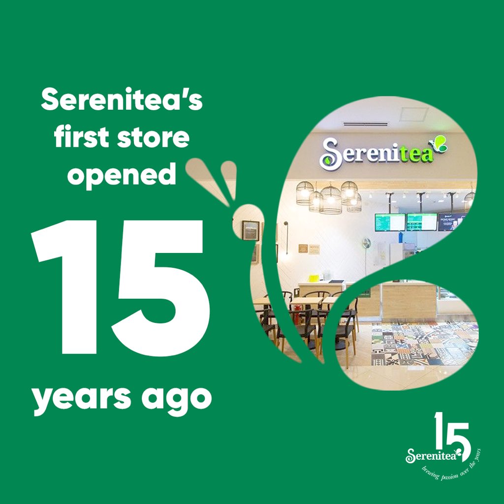 Only one month left until Serenitea officially turns 15 years old on December 19th 🏢🎉 Here’s a little throwback to Serenitea’s first store 🧋We’ll be celebrating our 15th birthday next month, so look out for all the surprises we have in store 😉