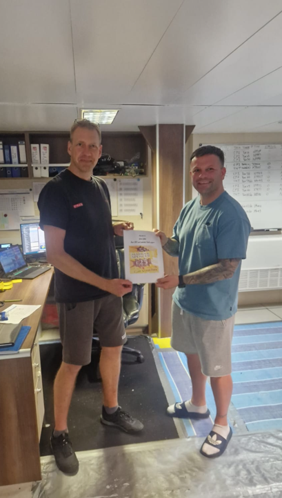 ServicesCorrell's tweet photo. Best Safety Observation Card! 🏆

The Best Safety Observation Card recognition award for October was presented to Girts Gulbis by Danny Johannessen for his observation on Yunlin OWF.

Well done, Girts! 👏 https://t.co/zmtDVzWrJi