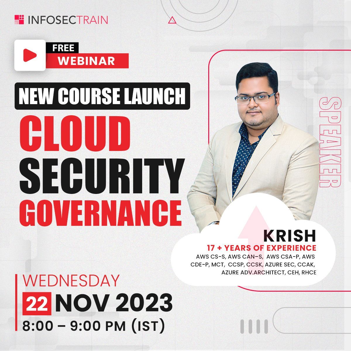 Infosec_Train's tweet image. 🚀 Exciting News! Join us for a 𝐅𝐑𝐄𝐄 𝐖𝐞𝐛𝐢𝐧𝐚𝐫 𝐨𝐧 𝐨𝐮𝐫 𝐋𝐚𝐭𝐞𝐬𝐭 𝐂𝐨𝐮𝐫𝐬𝐞 𝐋𝐚𝐮𝐧𝐜𝐡: 𝐂𝐥𝐨𝐮𝐝 𝐒𝐞𝐜𝐮𝐫𝐢𝐭𝐲 𝐆𝐨𝐯𝐞𝐫𝐧𝐚𝐧𝐜𝐞 🌐🔒

🔗 𝐑𝐞𝐠𝐢𝐬𝐭𝐞𝐫 𝐇𝐞𝐫𝐞: buff.ly/3QHsa2g

#Webinar #NewCourseLaunch #CybersecurityEducation