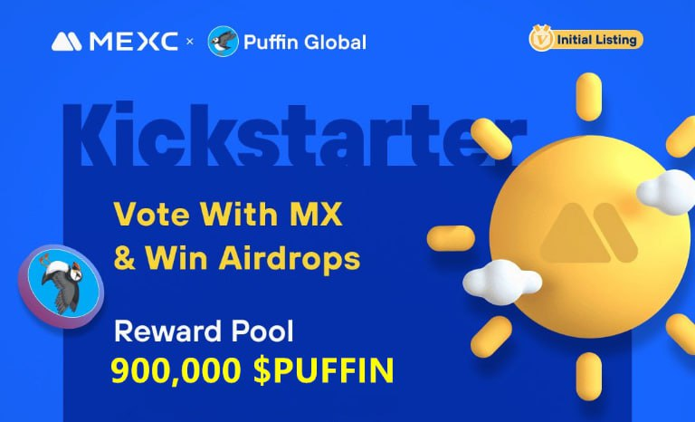 New Round #airdrop: Puffin (New &amp; Random 2000)
Reward: 300 Puffin (~$12) 
News: MEXC
Distribution: December 25th

🔗Airdrop Link: t.me/PuffinMEXCNewA…

Also The top 200 referrals will each get more Puffin tokens