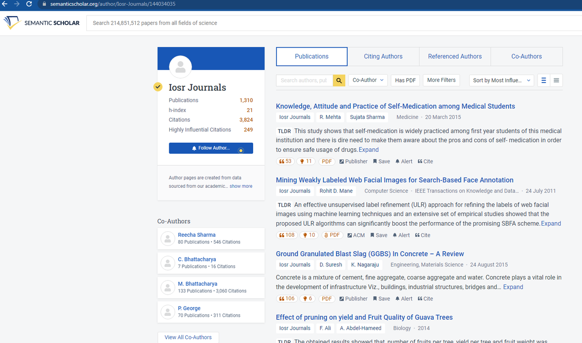 iosrresearch's tweet photo. IOSR Journals are indexed in Semantic Scholar https://t.co/XQAcdLFySu https://t.co/XgWEAeTksl