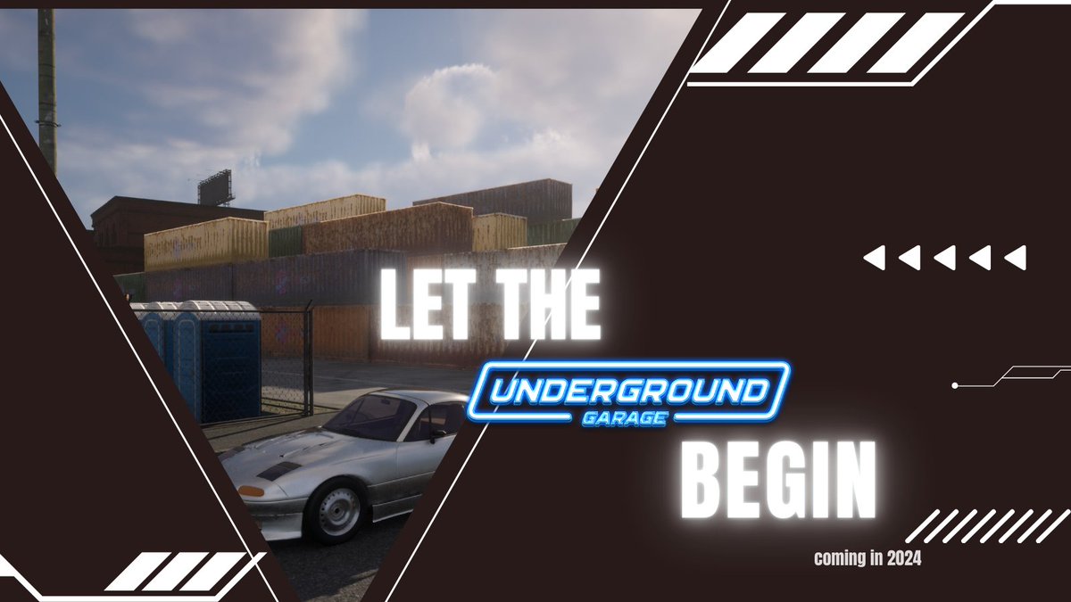BBrothersDev's tweet photo. Underground Garage is coming in 2024!
Sooo excited! 🚗🫰
#gaming #game #racecar #racinggame #simulator #mechanic #steamgame #premiere #steam #bbgames