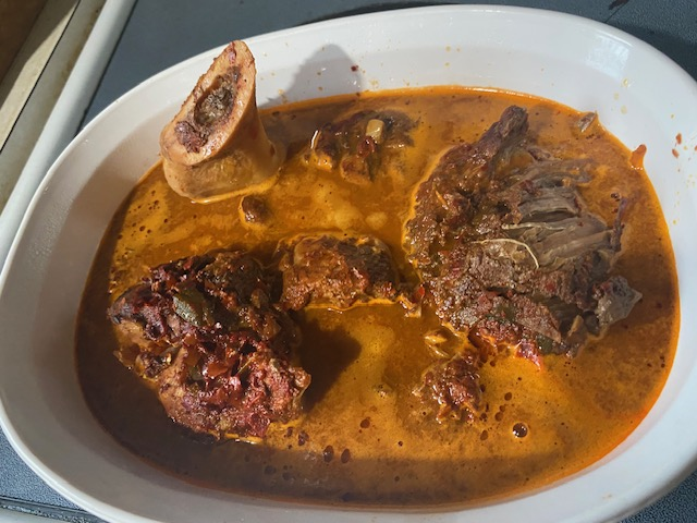 v224info's tweet photo. Pibil all done. This was done with a picnic shoulder versus a pork shoulder. Huge difference in texture and flavor. Both cuts can be used is homeade sausage as well producing different flavors and textures. Which do you prefer? #carnivore #keto #pibil https://t.co/n06k96j6Tc