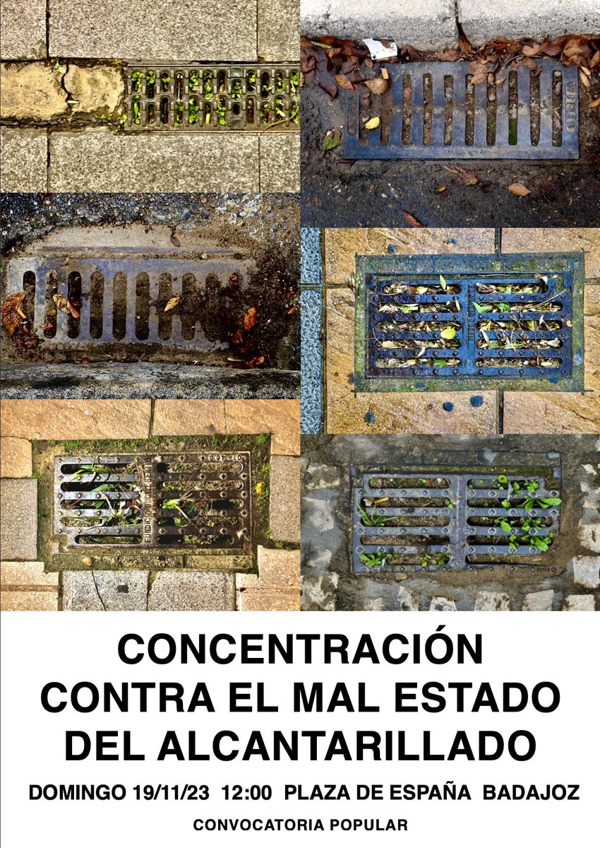 PonteBalas's tweet photo. Asume la limpieza de los sumideros, Ignacio, que desde el 17 de Junio hasta ahora has tenido bien de tiempo. https://t.co/SXKIeSw048