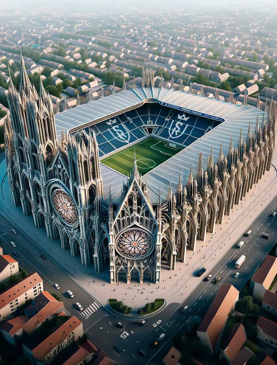 ActuFoot_'s tweet image. Le PSG, le Stade de Reims, le Stade Brestois et le TéFéCé ont aussi le droit à leur stade revisité par l’IA. 🏟️🤯

📸 @Ligue1UberEats